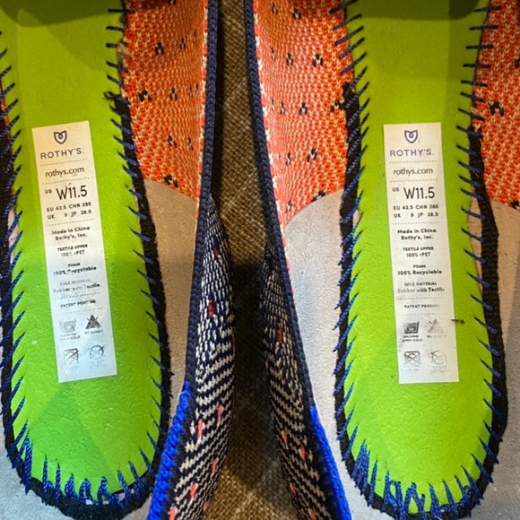 Rothy’s Coral Dot Loafers - Picture 2 of 3